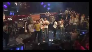 Boxie and friends performing We Are The World