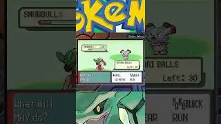 Shiny Snubbull after 4095 Run Aways (Safari Zone) | Pok&eacute;mon Emerald