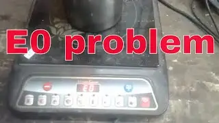E0 problem and its reason in induction cooktop.