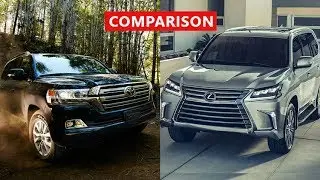 2017 Lexus LX 570 vs 2017 Toyota Land Cruiser SUV Comparison - INTERIOR, EXTERIOR, OFF ROAD