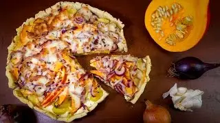 Kürbis-Kartoffel-Tarte Rezept | Der Bio Koch #752