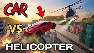 HELICOPTER KO CAR SE UDA DIYA! 😱 | GTA 5 Style Racing Game Mein Crazy Stunt | RageNexis