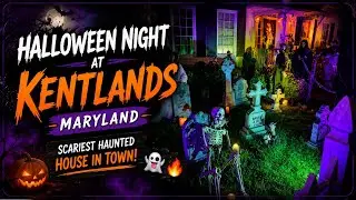 Halloween Night at Kentlands 🎃 | Scariest Haunted House in Town 👻🔥