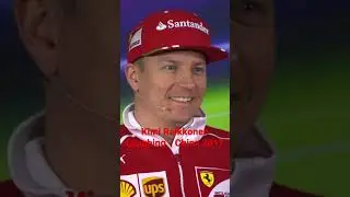 Kimi Raikkonen Laughing - China 2017