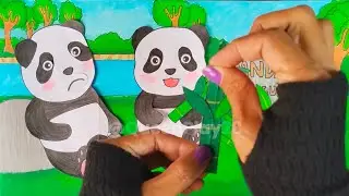 [👑Paper Play👑] Newborn Panda Cute 🐼 | Queen Play