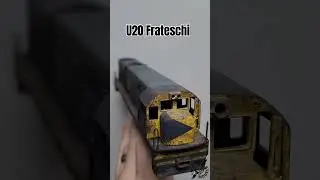locomotiva U20 Frateschi envelhecida #ferreomodelismo #ferromodelismo #modelismo #escalaho