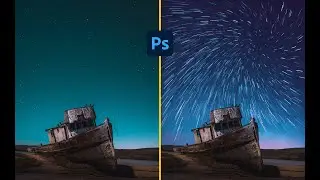 【Photoshop教學】如何用Ps快速製作星軌(基本與變化)