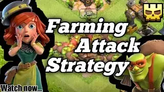 Sneaky goblin🤯 farming attack strategy🔥 clash of clans #coc #clashofclans @time2gamz