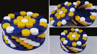 Ide Kreatif Dari Kardus Dan Tutup Botol ! Toples Kue