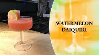How to Make a Watermelon Daiquiri - Rum Cocktail - Cocktails At Home