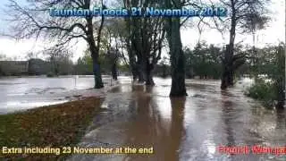 Taunton floods 21 & 23 November 2012