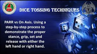 The PAR TOSS - Dice Tossing Techniques, EP 8 w Gargoil and MAC #midatlanticcraps #craps