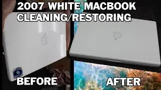White MacBook Cleanup & Restoration || KC Tech