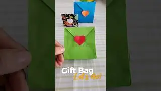 CUTE Origami Gift Bag - DIY Paper Bag