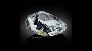 Brookite Included in Quartz Crystal from Baluchistan, Pakistan