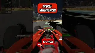 DOUBLE!😗#switchback #double #overtake #move #ferrari #Yeddah #f124 #audi #sport #clip #short #shorts