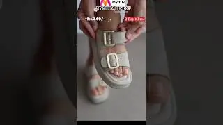 Comfy-Soft Stylish Women Sliders with Double Adjustable🌺 | Affordable Price 🤩 | #haul #myntra