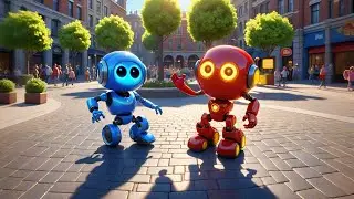 Four Little Robots Beep and Boop | Fun Robot Song for Kids | Nursery Rhymes and Baby Songs