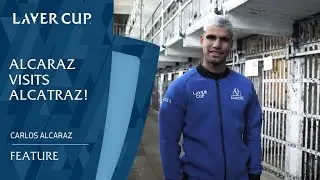 Carlos Alcaraz Visits Alcatraz Prison | Laver Cup 2025