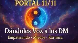 🌈💫LLAMAS GEMELAS: Portal 11/11 Dándolas Voz a los DM y la EMPATÍA en la CONEXIÓN, MIEDOS y Karmica❤️