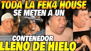 😱 TODA la FEK4 HOUSE se mete en un CONTENEDOR con PURO HIELO 🧊🔥 segundo RETO del EXTENSIBLE 💪