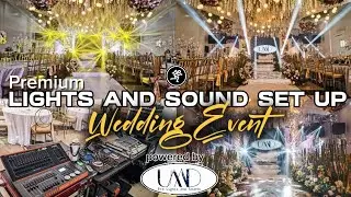 Premium Lights And Sound set up for Wedding Event Powered by UMD PRO Lights and Sound with Trusses 