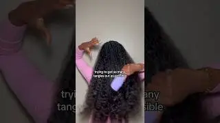 How to refresh boho crochet locs #crochetboholocs #protectivestyle #boholocs #bohobraids