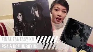FINAL FANTASY XV PS4 SLIM & UCE UNBOXING | Haul #1