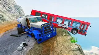 Cars vs Cliff Roads #4 | BeamNG Drive