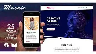Mosaic Responsive Email Template + Online Emailbuilder 2.1 | Themeforest Website Templates and