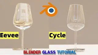 How to make glass material on blender | Glass material on Eevee and Cycles | Blender 2.9 #blender