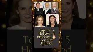 5 Famous Hollywood Stars Birthdays Today! 🎂 (January 27, 2026) #shorts