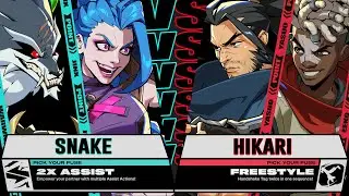 Snake (Jinx / Warwick) vs Hikari (Yasuo / Ekko) - 2XKO