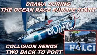 The Ocean Race Europe Start - Collision takes out two boats in Kiel - Biotherm leads the fleet north