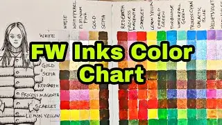 FW Inks Color Chart - theartproject- February 1, 2020 chad brown