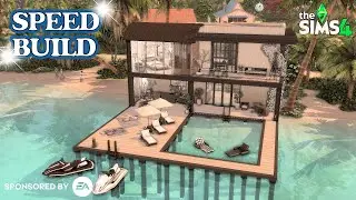 🏖️ Скоростная постройка потрясающего современного пляжного домика &mdash; Sims 4: без CC!