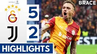 Galatasaray vs Juventus 5-2 - Highlights & Goals - Noa Lang & Davinson Sanchez & Sacha Boey Goal