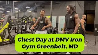 Мой кореш @SweatCheck подъехал к спортзалу DMV Iron Gym | День груди и хорошее настроение