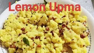 Lemon Upma / Andhra Style Rava Pulihora / Upma
