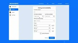 Customize Parking Availability on BuyMySpot