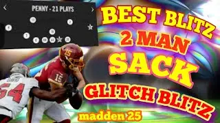 2 MAN BLITZ SACK GLITCH! 🔥 NEW BEST BLITZ IN MADDEN 25 🔥 POST PATCH! GREATEST DEFENSE IN MADDEN 25