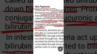 Bile pigments