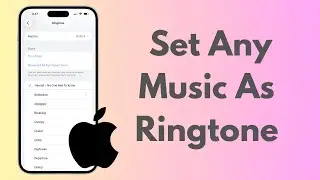 How To Set ANY Song As iPhone Ringtone