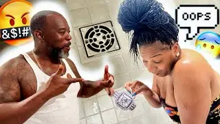 MAMADEE DROPPED HER WEDDING RING DOWN THE DRAIN PRANK ON PAPA E *HILARIOUS*