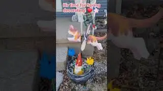 It's time to decorate for Spring ❤️ 🌼 🌸 🌻 🌹 🏵 ❤️🧡💛💚💙💜 #spring #springdecorating