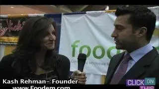 Interview of Kash Rehman, Founder & CEO of Foodem.com at the 2010 Mid-Atlantic Food Show