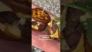 Sweet Potato Bun Sliders #food #recipe #weightloss #lowcarb #highprotein #foodie #dinner  #cooking