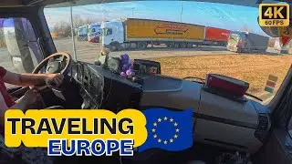 This Is Real Truck Driver Life in Europe ❗Mercedes 4K POV Driving