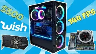WISH.COM BUDGET GAMING PC | FORTNITE VALORANT | CONSOLE CRUSHER - RX 560 i5 2400