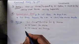 Functional Blocks of IOT | Functional Block Diagram: Logical Design, Devices & Services #jntu #cse